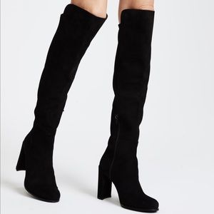 Stuart Weitzman Over The Knees Boots (w Zipper)